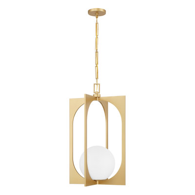 Harding 1-Light Pendant in Spun Gold