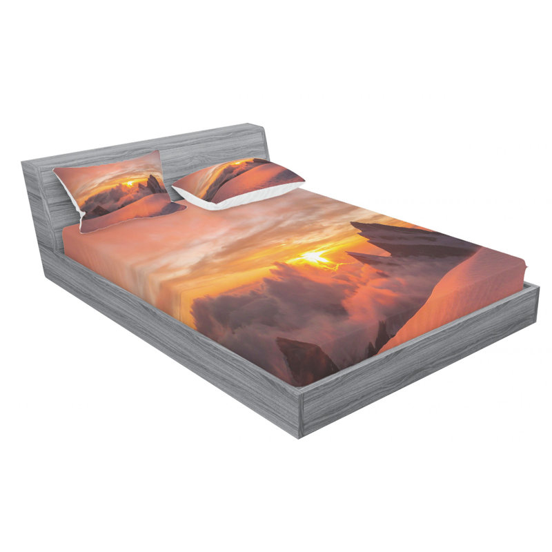 Microfiber Sheet Set, Full Sheet Set with Fitted Sheet