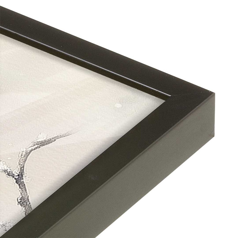 «One Winter Songbird», reproduction d'art, 16 po x 20 po, Noir satiné