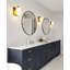 Applique murale en acier 1 lumière Partin-391480764