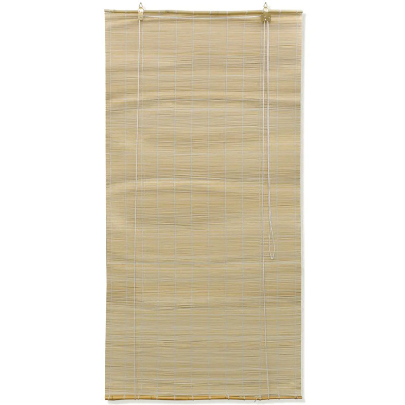 Room Darkening Roller Shade, Natural Brown, 160cm L x 120cm W