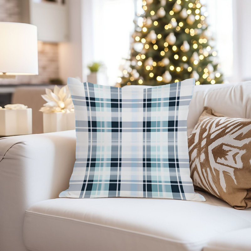 Blue Winter Plaid IV Modern