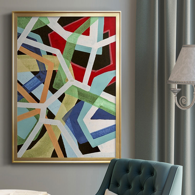 «Magnetic Color I», reproduction encadrée de qualité supérieure - prête à être accrochée, H 42,5 po x l 30,5 po