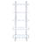 Colfax Clear 5-shelf Bookshelf
