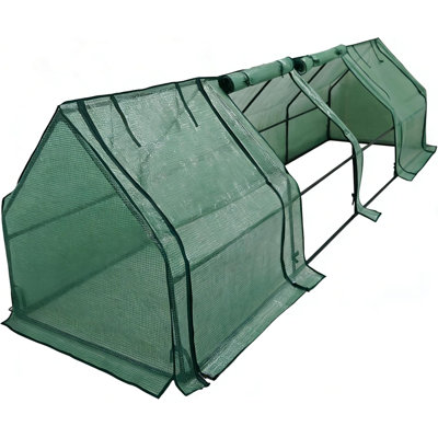 Apex Cloche Plant Protector with Vent Windows Cold Weather Growing Frame x1