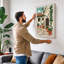 Mediterranean Courtyard Coastal - Wrapped Canvas-1360863529-1360863533