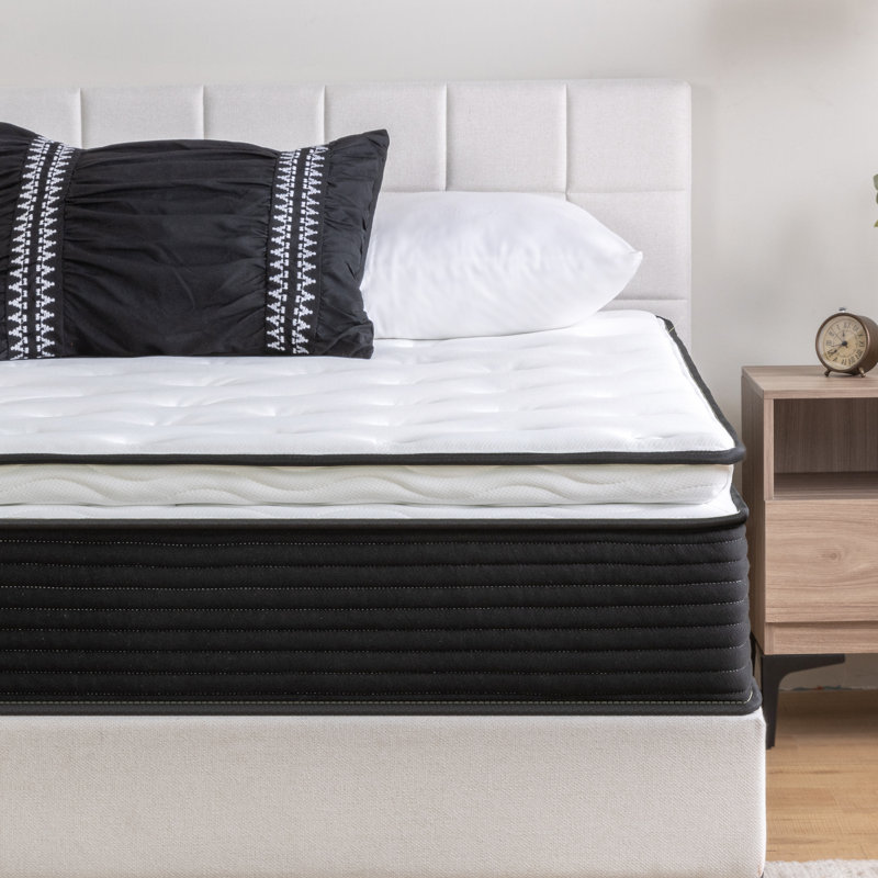 Wayfair Sleep 10" Plush Pillow Top Hybrid Mattress, Queen