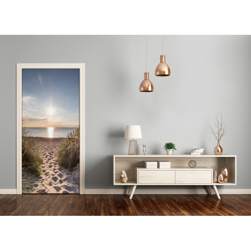 Coastal Dune Door Decal