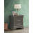 Sleek Metallic Nightstand With Drawers-2138316583