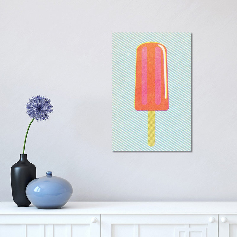 Popsicle by Joseph McDermott - Print on Canvas, 30.48 cm H x 45.72 cm W, Wrapped Canvas
