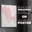 «Blush Abstract II», impression sur toile seulement - non encadrée