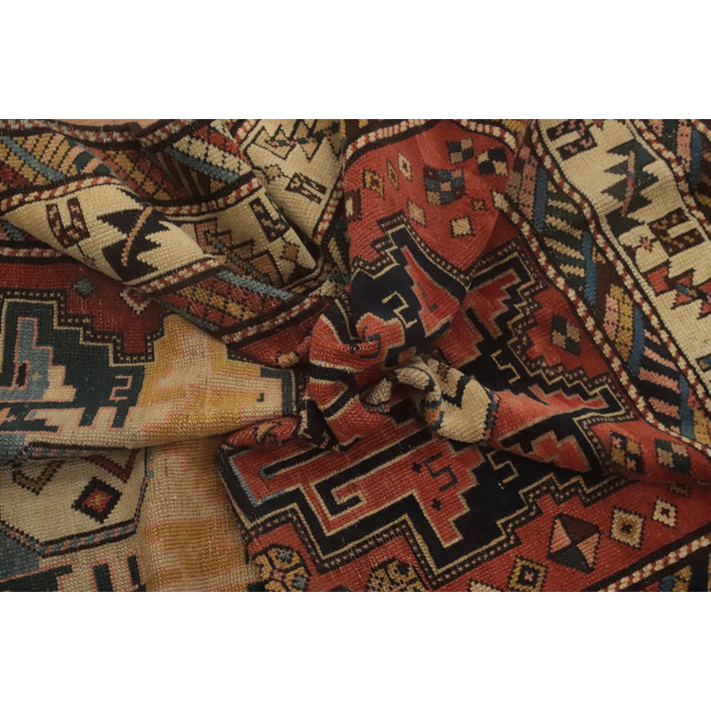 Tapis à teinture végétale antique fait à la main 3 x 4