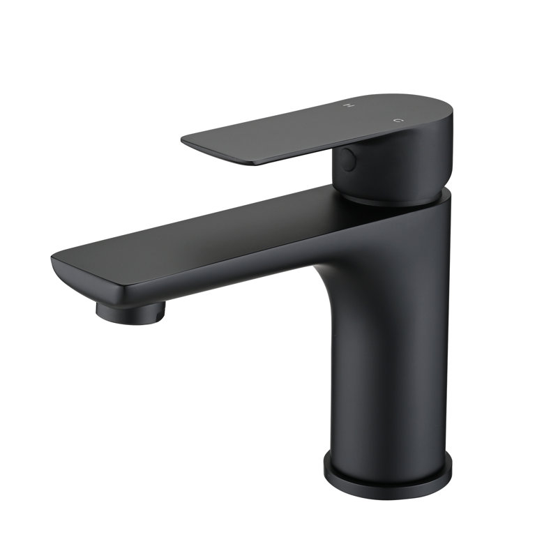 Ensemble de robinet de salle de bain à poignée simple