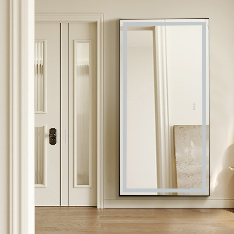 Metal Flat Wall Mirror, 84" x 48"