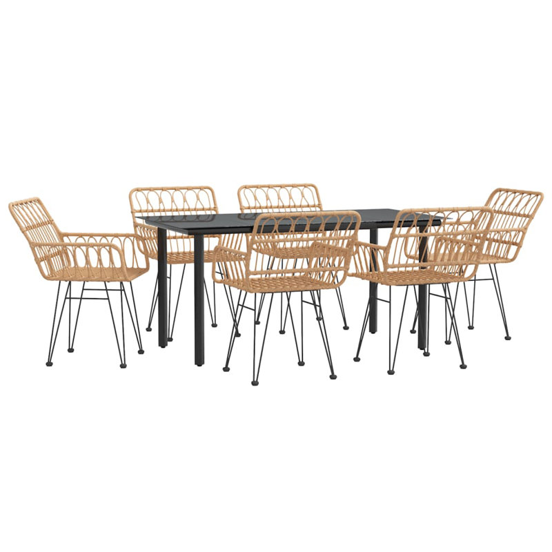 Ensemble de salle à manger de jardin