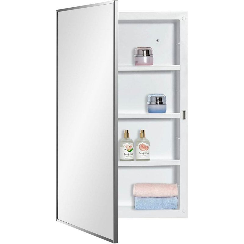 Armoire à pharmacie en plastique pour salle de bain, surface et évier