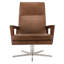 Fauteuil en cuir fleur Wainwright 70,61 cm de large