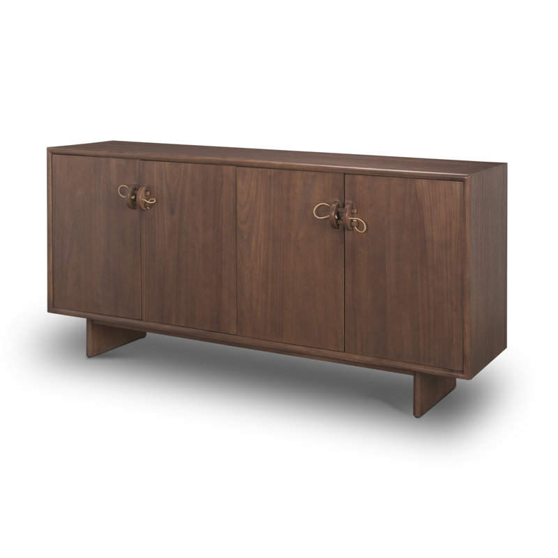 Buffet 71 po à fermeture en douceur avec quatre portes 71 po