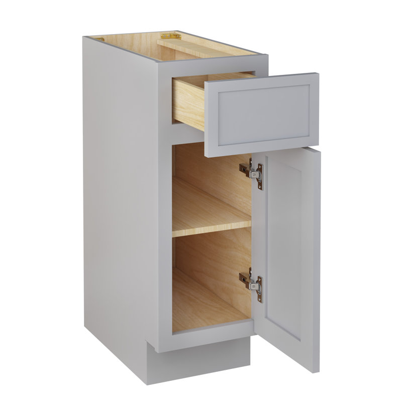 Base de meuble-lavabo simple 12 po seulement, Gris