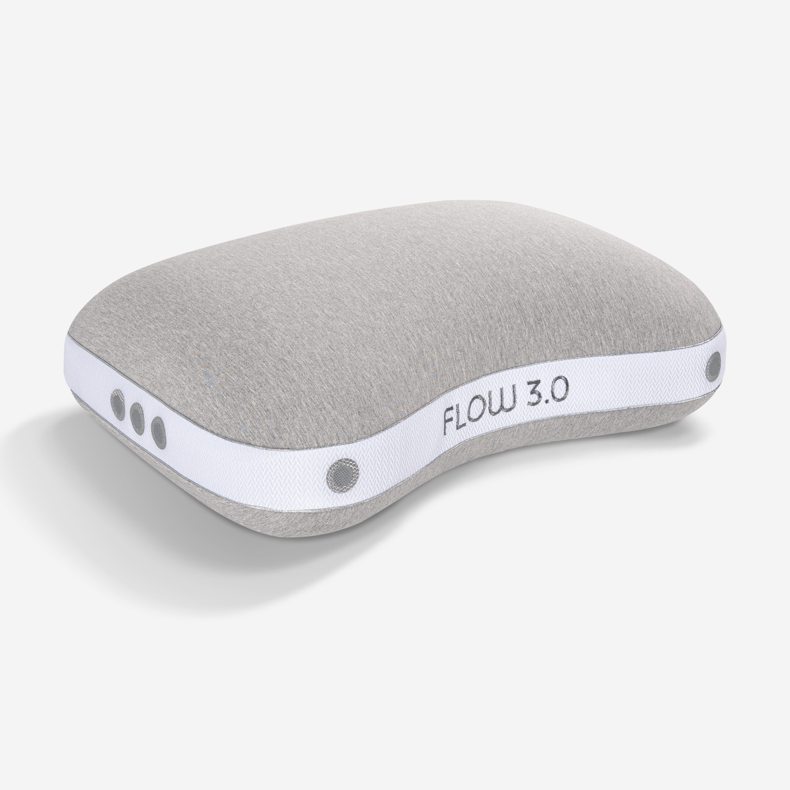 Bedgear Flow Cuddle Curve Performance Pillow for Side Sleepers Soft
