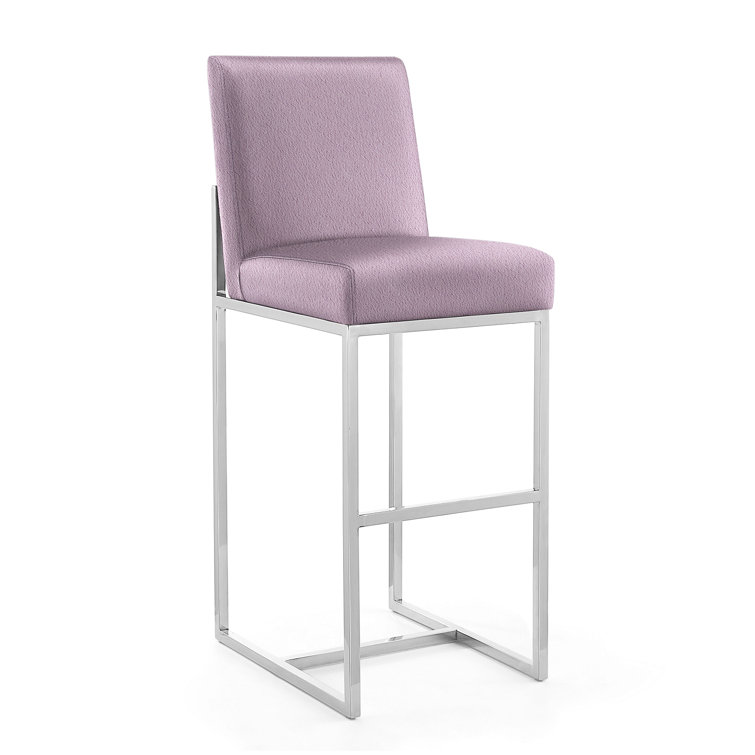 Element Upholstered Counter Stool with Metal Frame
