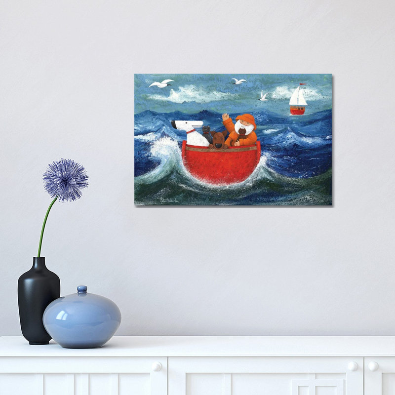 All Aboard by Peter Adderley - Wrapped Canvas Gallery-Wrapped Canvas Giclée, 30.48 cm H x 45.72 cm W