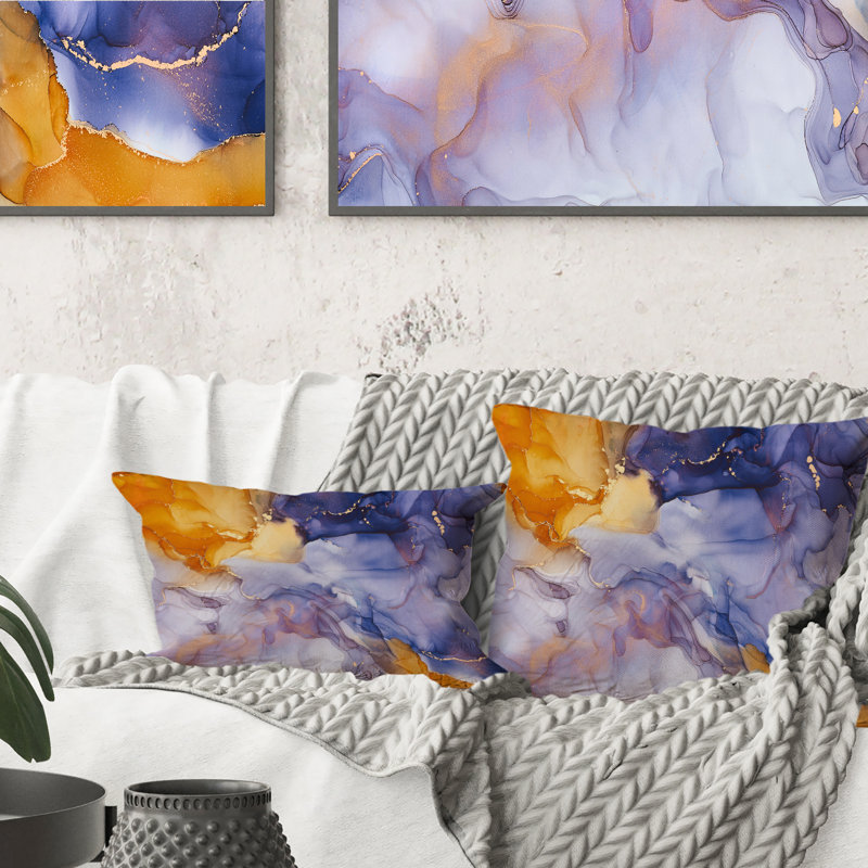 Coussin 12 "x 20" Blue Luxury