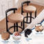 Counter Stool with Solid Wood Frame