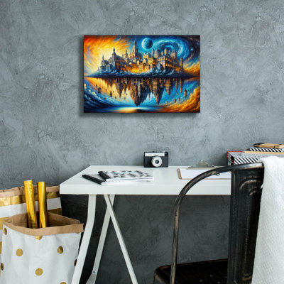  'City Inversion' by Rey Klimt Canvas Wall Art, 18" x 12"