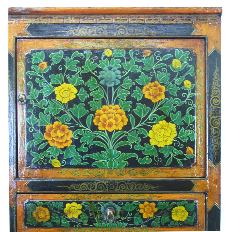 Solid Wood Accent Cabinet