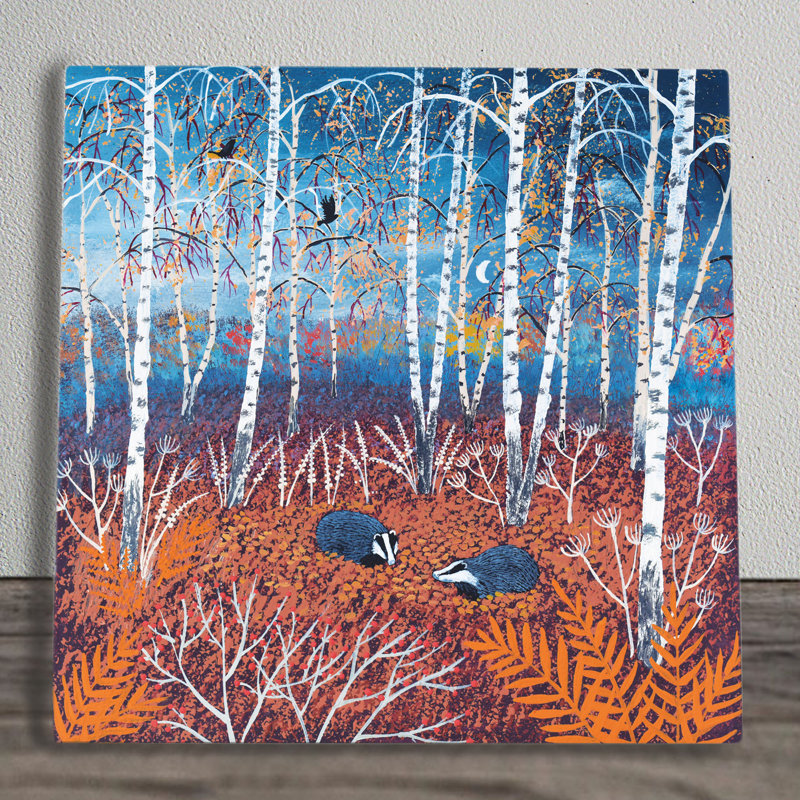JO GRUNDY Traditional Plants & Flowers Wall Decor on Ceramic