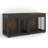 Dorien Iron and Wood Pet Furniture Style Crate with 2 Doors-2140573734-2090901359