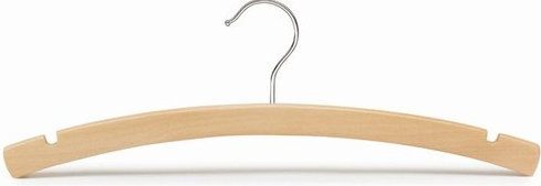 Cintre en bois pour chambre d'enfant pour enfant, Naturel