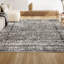Tapis gris / noir Attie Filigree-726954030