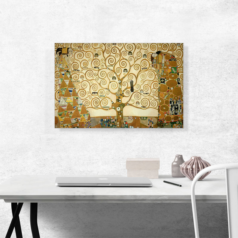 " The Tree Of Life 1909 " by Gustav Klimt, 18" H x 26" W x 0.75" D
