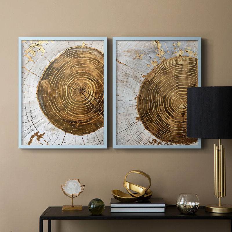 ABSTRACT Series CXLII - Reproduction encadrée de qualité supérieure - prête à être accrochée - aucun clou requis - aucun clou requis