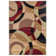 Mehul Geometric Multi Coloured Area Rug in Red/Brown/Black