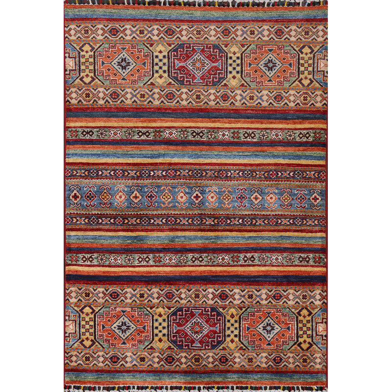 Tapis fait à la main Kazak 3x5
