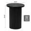 Table de bout en bois massif H 22 po Ansel-1089028663