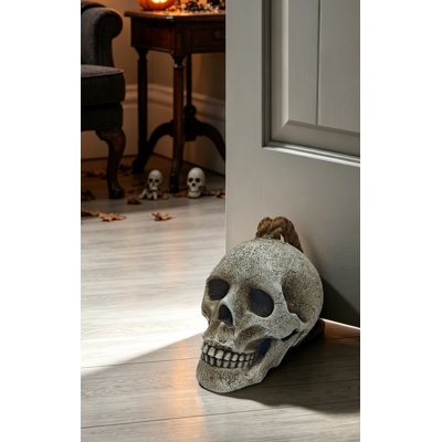 Butoir de porte crâne en ciment