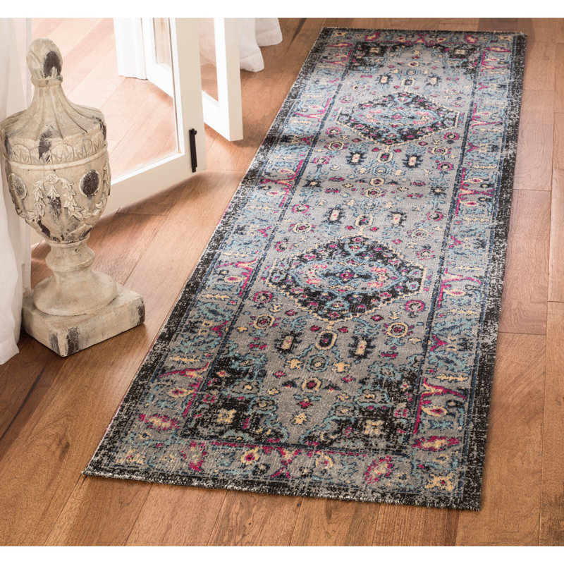 Villanova Performance Oriental Rug, Rectangle 2'2" X 8'