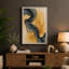 Flowing Forms Japandi - Wrapped Canvas-1370735939-1370735946