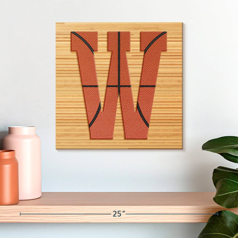 Alphabet Tergel Basketball, H 16 po x l 16 po