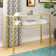 Jordun 42.25'' Glass Top Console Table