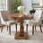 Dashiell Round Solid Wood Dining Table