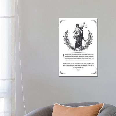 Lawyer Prayer - Wall Art Print Canvas