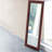 Rectangle Fabric+Solid Wood Full Length Mirrors