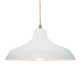 Fallon Single Light Ceramic Dimmable Pendant