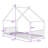 Charming House-Inspired Metal House Bed With Slats-327885164-327885153