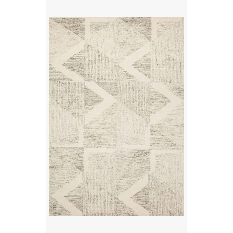 Manon Wool Geometric Indoor Rug, Rectangle 8'6" x 12'